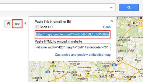 Jak vložit google mapu do článku